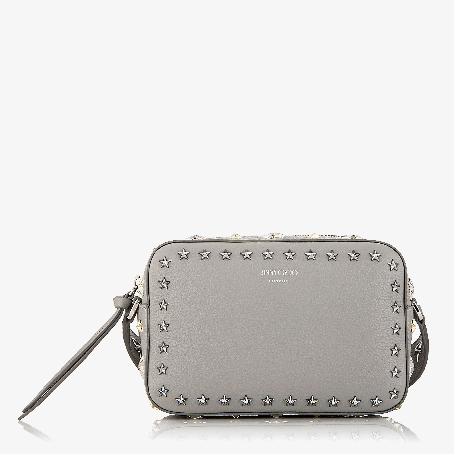 Jimmy Choo Pegasi Camera Bag In Moonstone/mix ModeSens