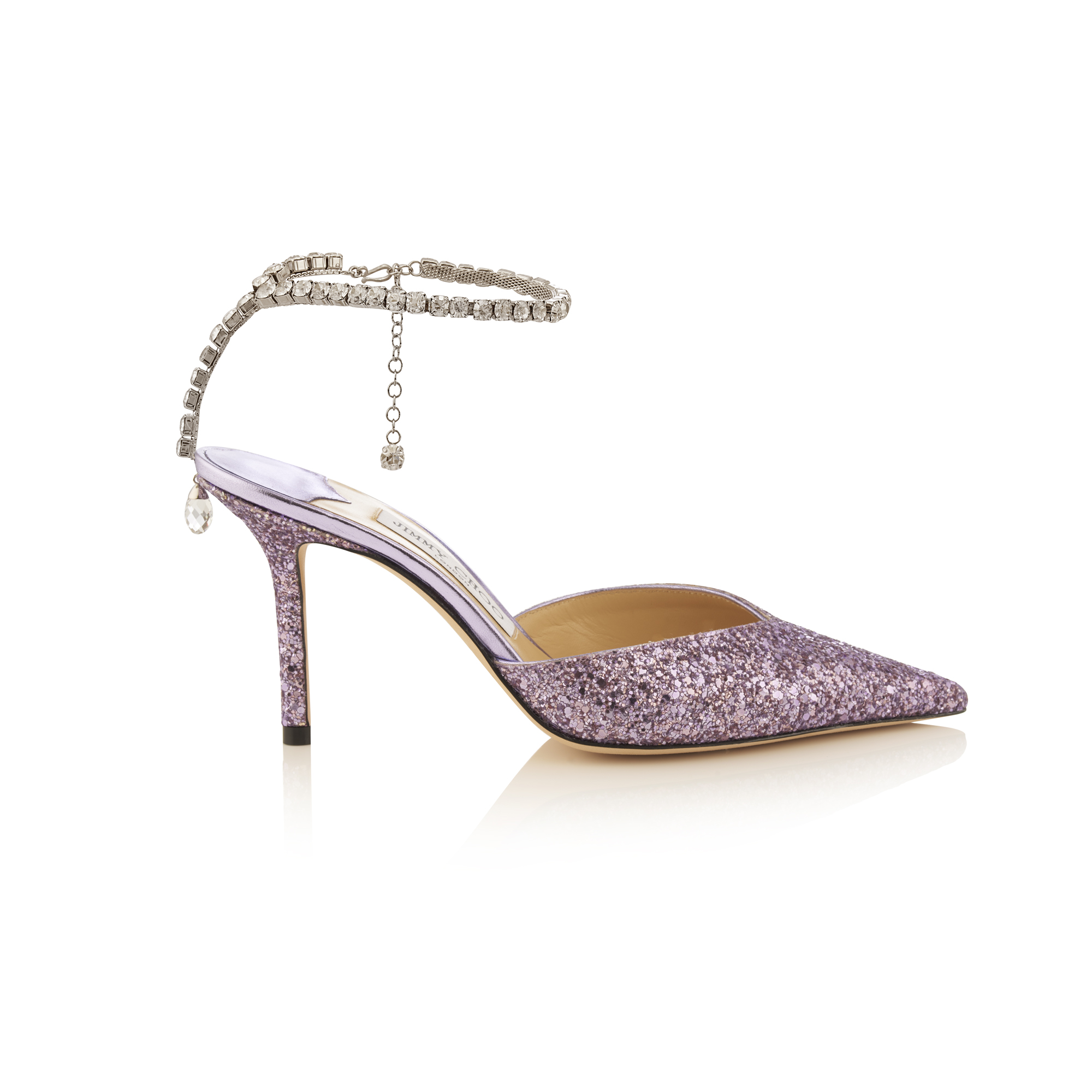 Jimmy Choo Saeda 85 In Pink Violet | ModeSens